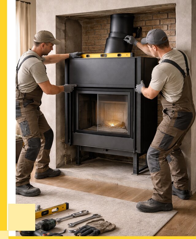 Установка каминных топок в Ирбите под ключ от 19787 р. | ЭриданРбт