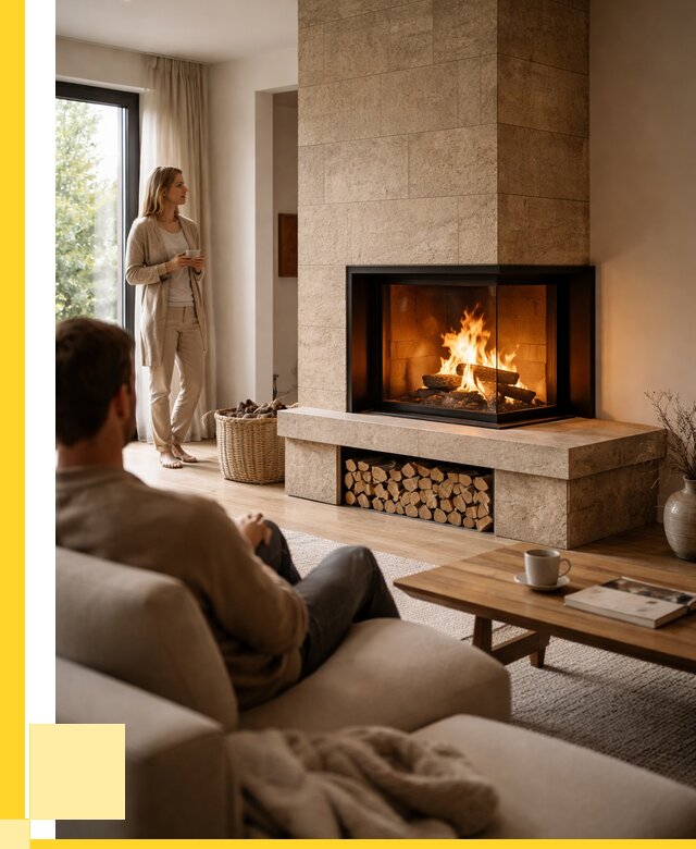 Угловые камины из кирпича установка в Ирбите от 164895 р. ЭриданРбт