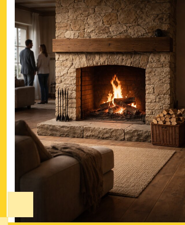 Открытые камины под ключ в Ирбите от 164895 р. ЭриданРбт