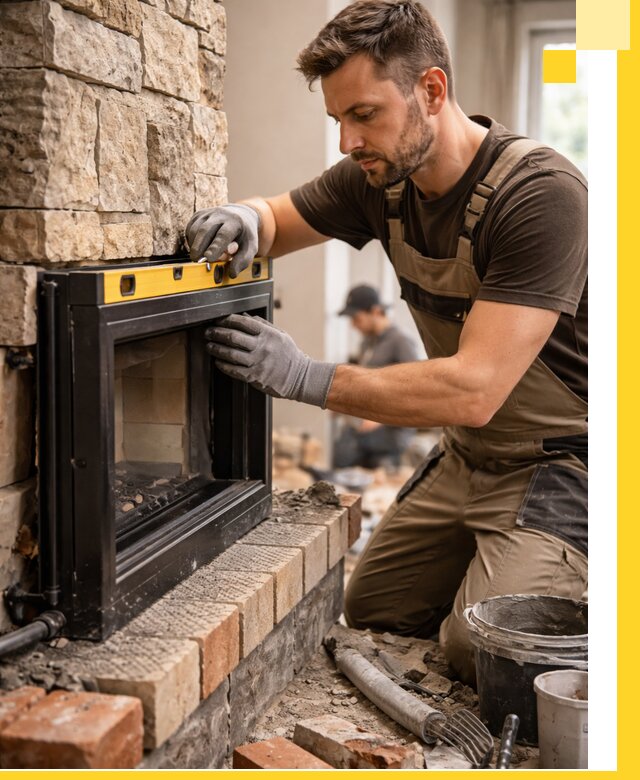 Дровяные камины под ключ в Ирбите: монтаж, обустройство