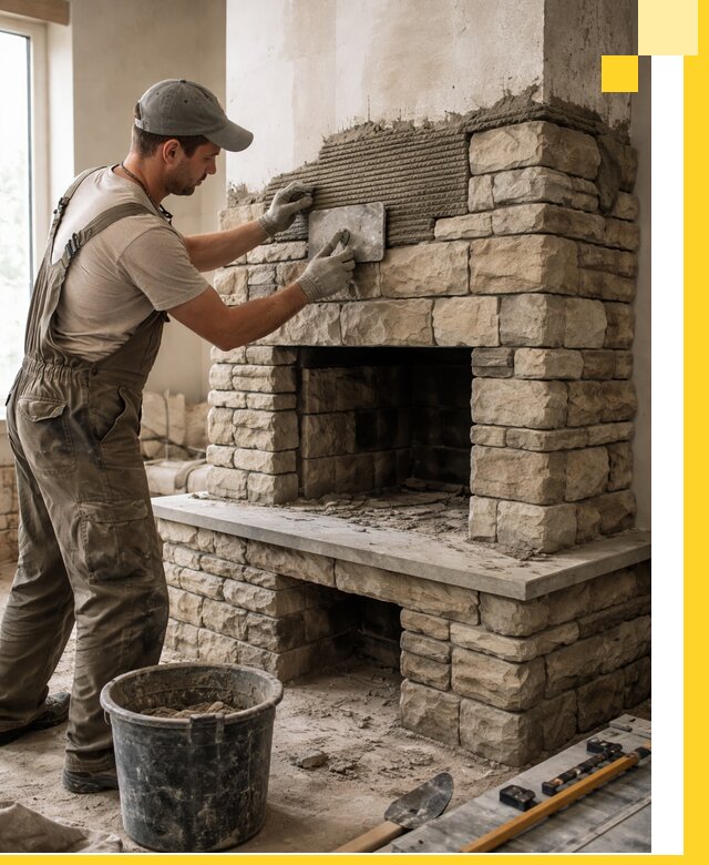 Строительство каминов под ключ в Ирбите от проектирования до монтажа