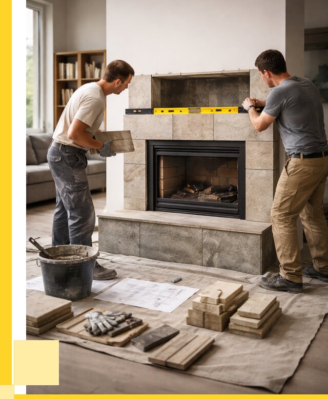 Монтаж каминов и установка в Ирбите от 49469 р. | ЭриданРбт