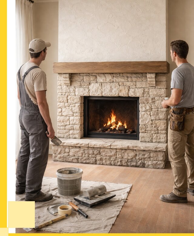 Отделка каминов в Ирбите от 7145 р. под ключ | ЭриданРбт