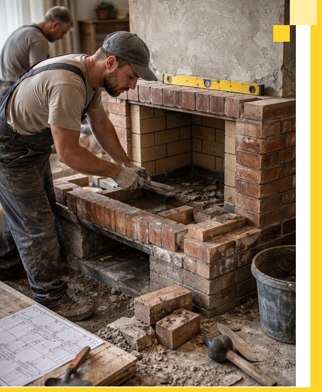 Изготовление и установка каминопечей под ключ в Ирбите