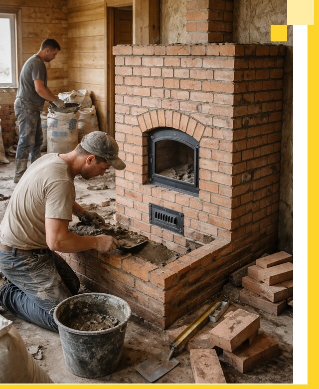 Профессиональное строительство печей в Ирбите под ключ