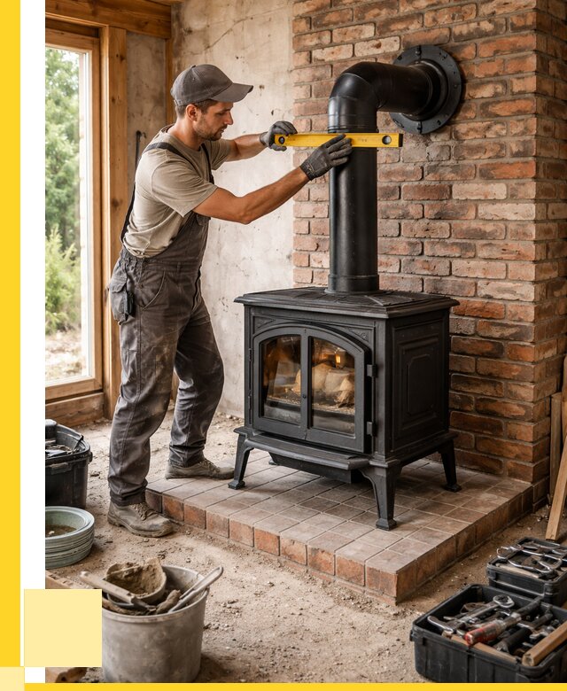 Монтаж печей установка банной печи в Ирбите от 16490 р. | ЭриданРбт