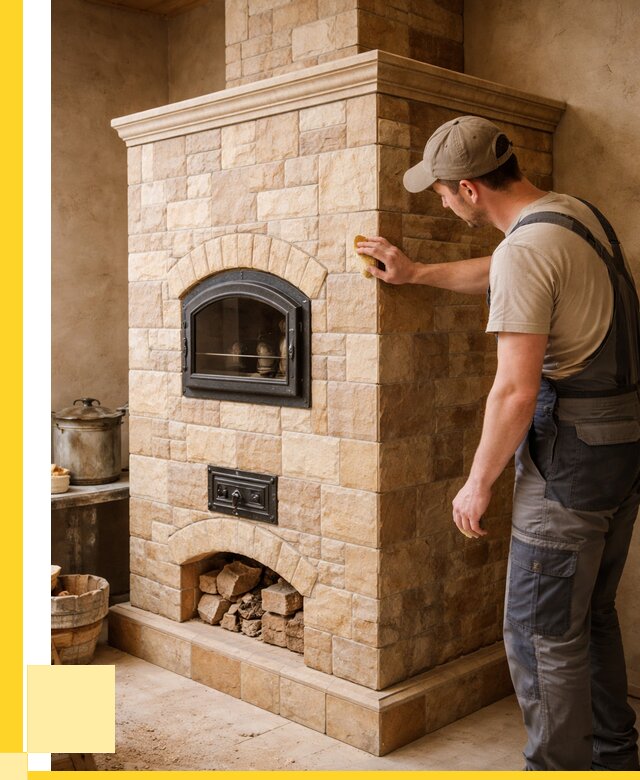 Облицовка печей в Ирбите от 4947 р. под ключ | ЭриданРбт