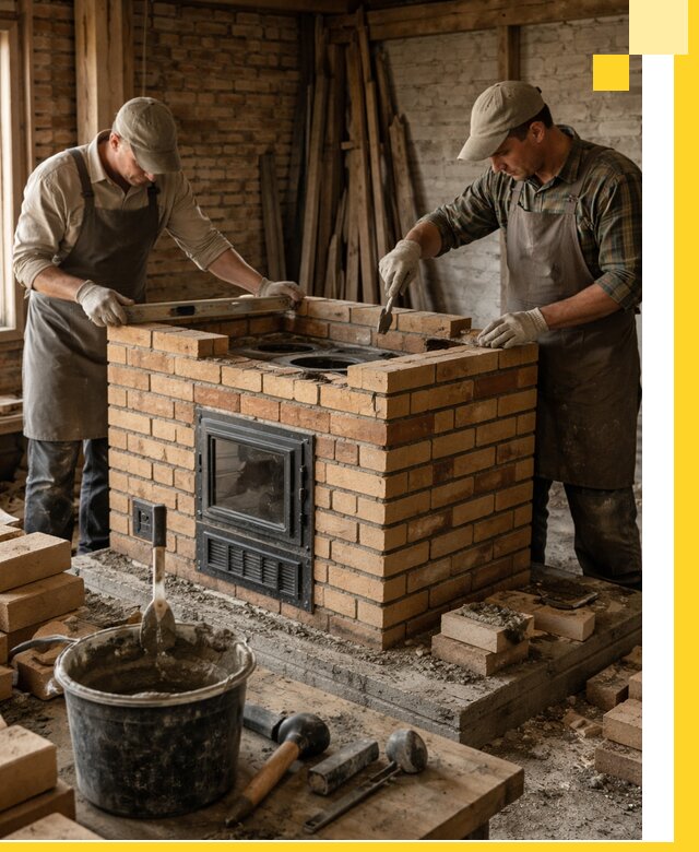 Изготовление и установка варочных печей под ключ в Ирбите