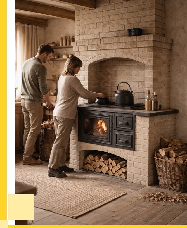 Печи с плитой в Ирбите от 49469 р. | ЭриданРбт — кирпичная печь