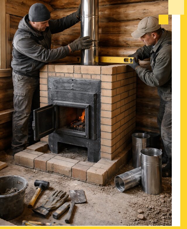 Проектирование, изготовление и установка банных печей в Ирбите