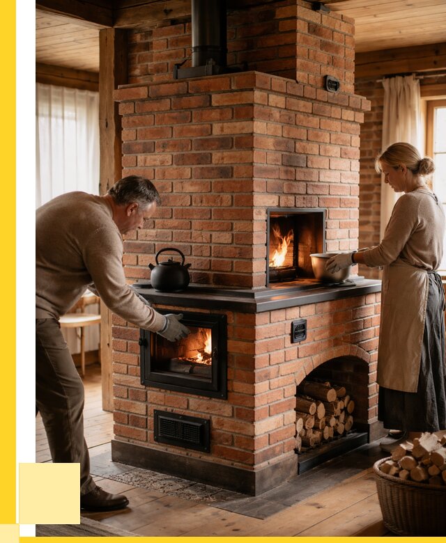 Печи для загородного дома под ключ в Ирбите от 87944 р. | ЭриданРбт