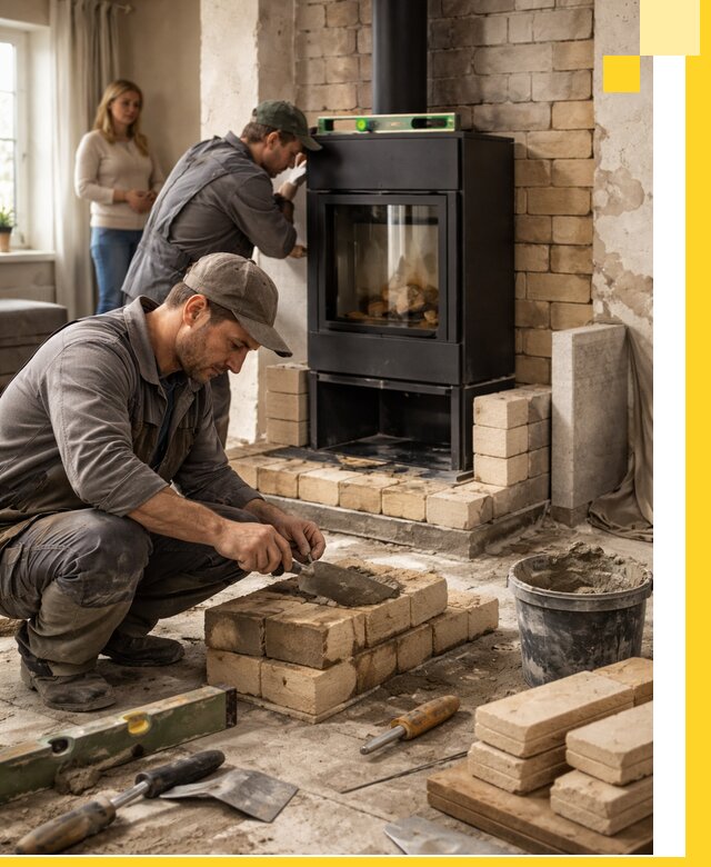 Печи и камины под ключ: проект, установка в Ирбите