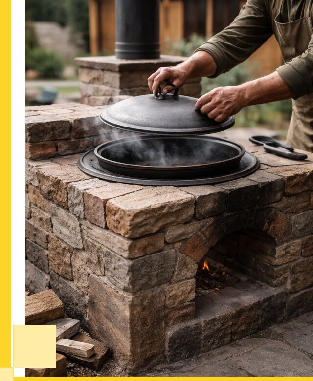 Печи для казана в Ирбите по цене от 19787 р. | ЭриданРбт