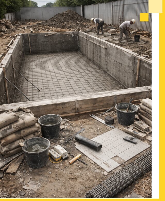 Строительство бассейнов под ключ в Ирбите, дизайн и монтаж