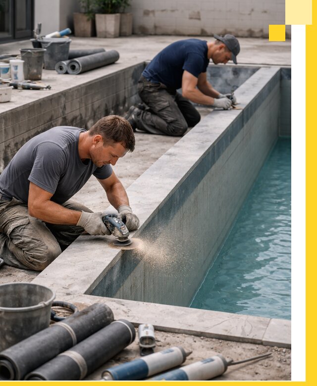 Профессиональный ремонт бассейнов под ключ в Ирбите