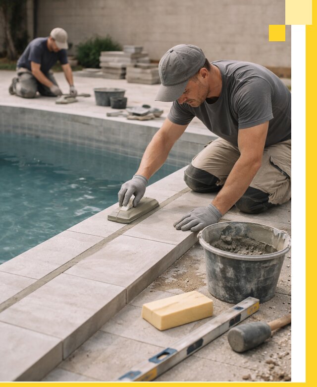 Отделка бассейнов в Ирбите: декоративная отделка и гидроизоляция