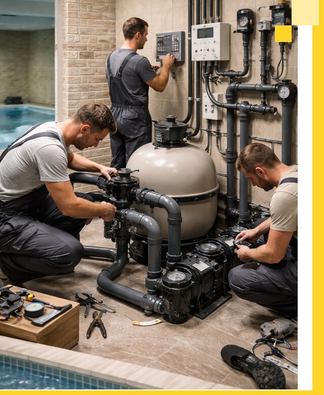 Комплексное оборудование для бассейнов под ключ в Ирбите