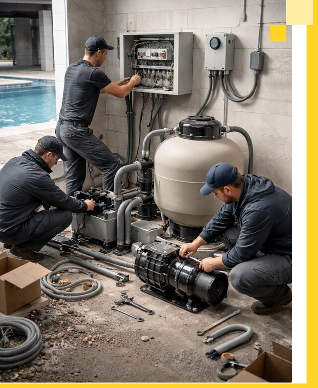 Профессиональный монтаж оборудования для бассейнов в Ирбите