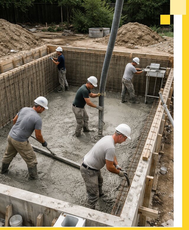 Строительство бетонных бассейнов под ключ в Ирбите