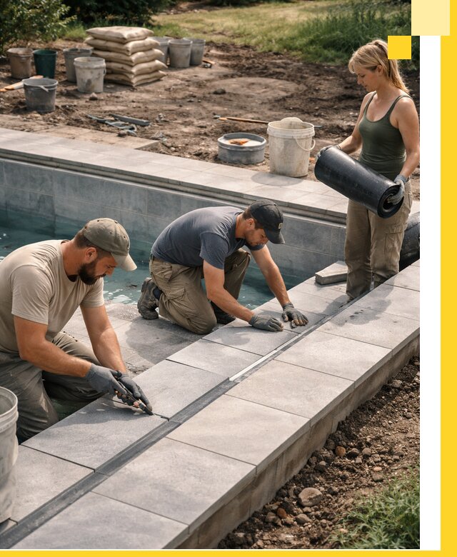 Строительство и монтаж уличных бассейнов под ключ в Ирбите