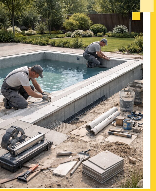 Строительство открытых бассейнов под ключ в Ирбите профессионально