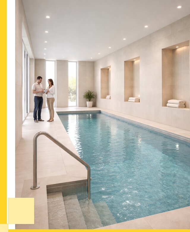 Бассейны в помещении под ключ в Ирбите от 1648950 р. | ЭриданРбт