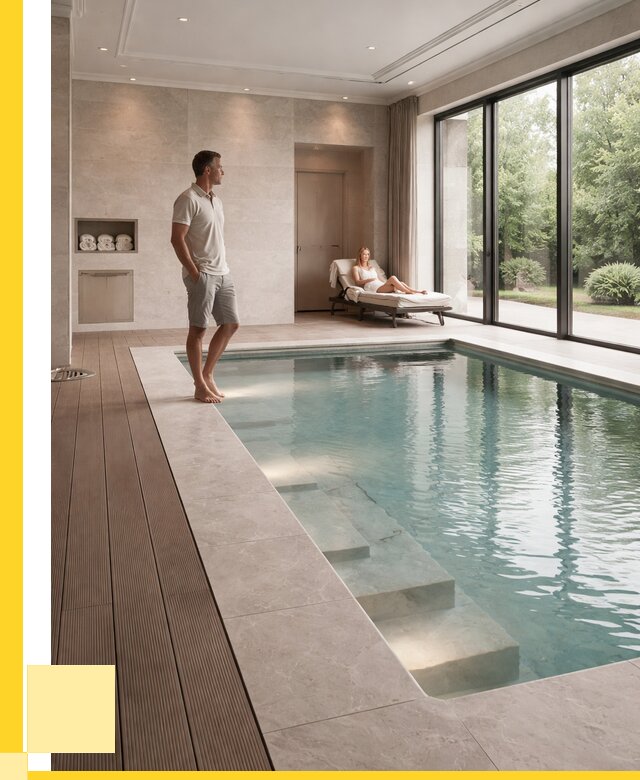 Бассейны в коттедже под ключ в Ирбите от 1319160 р. | ЭриданРбт