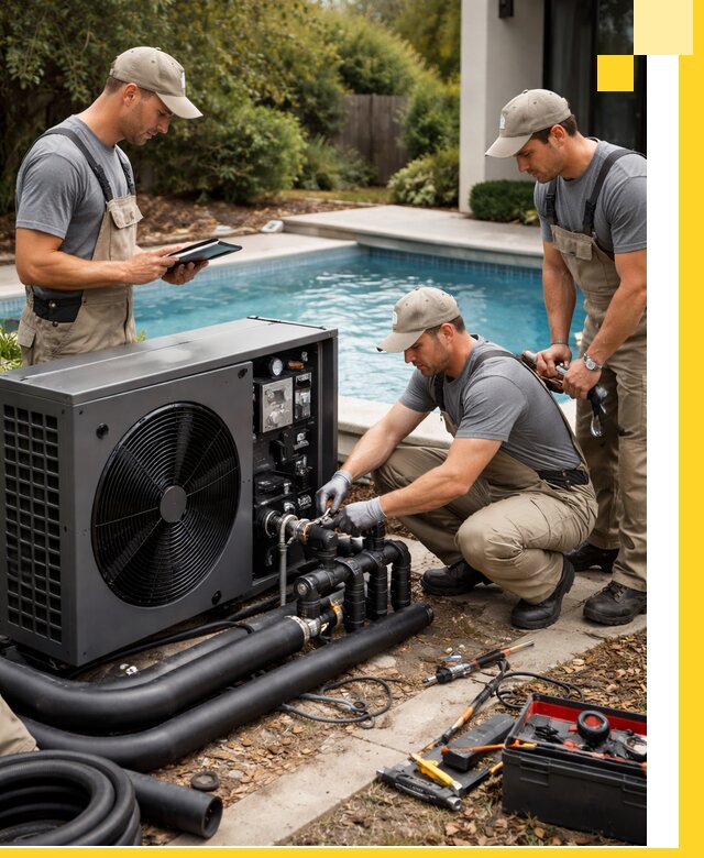 Проектирование и установка тепловых насосов для бассейнов в Ирбите