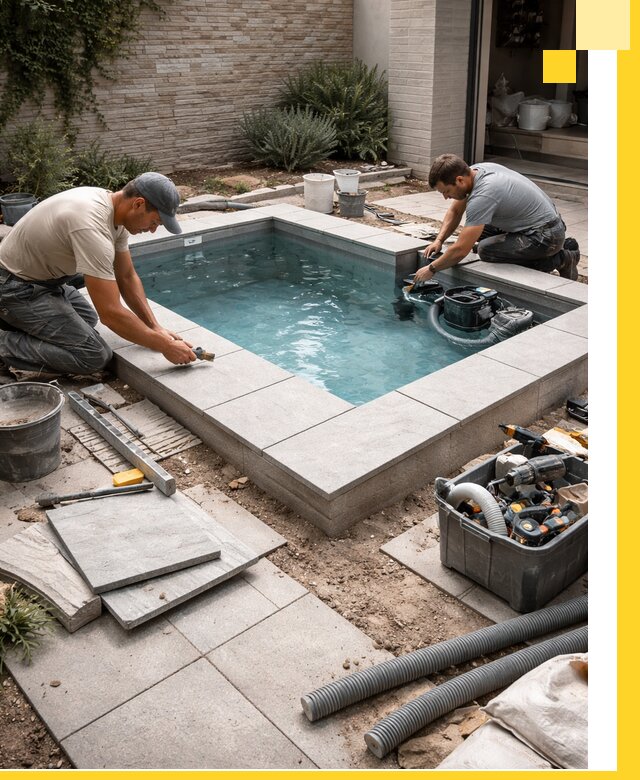 Мини бассейны под ключ в Ирбите, дизайн и установка