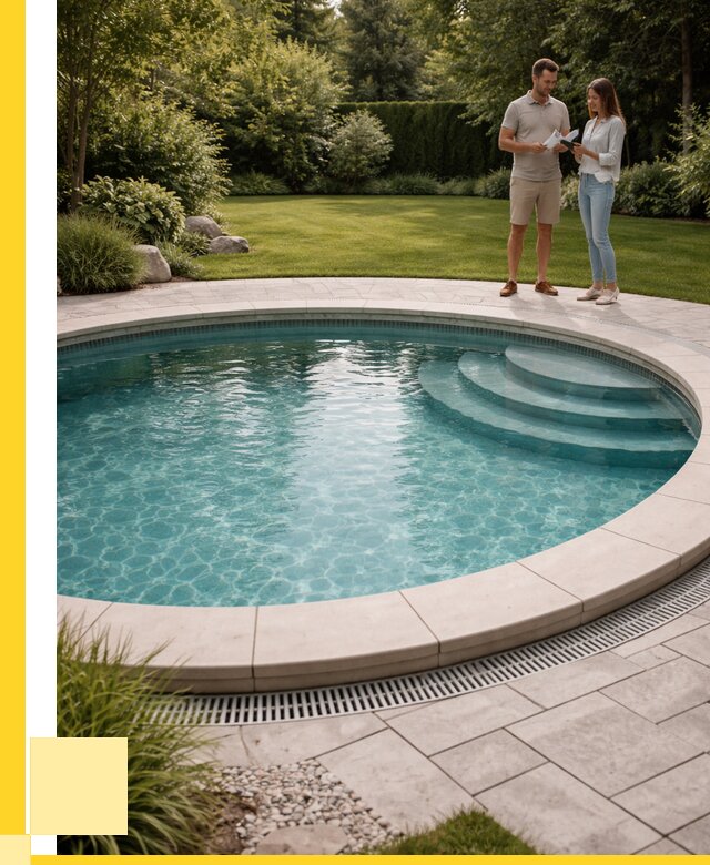 Круглые каркасные бассейны купить в Ирбите от 274825 р. | ЭриданРбт