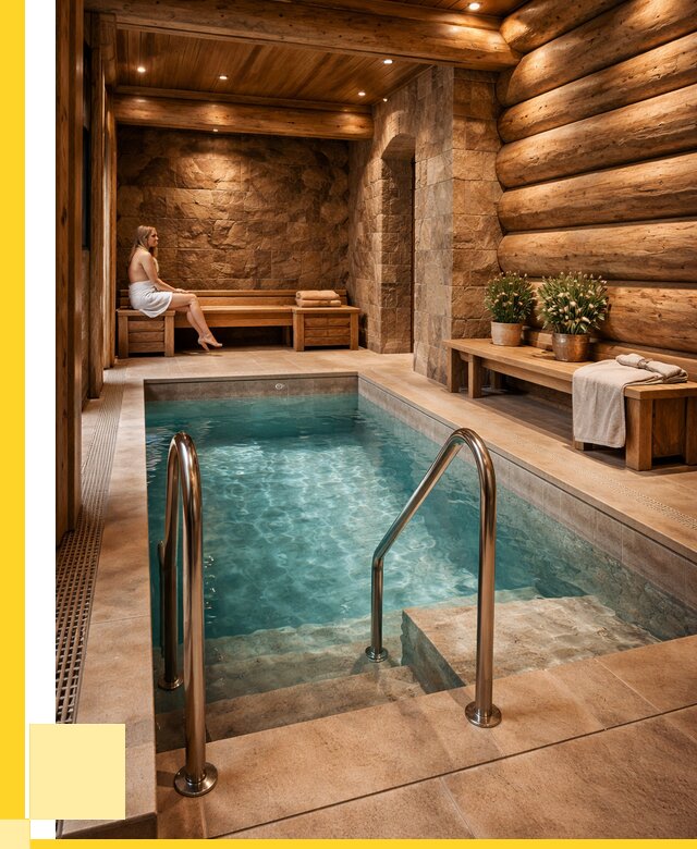 Аренда бани с бассейном в Ирбите от 1648950 р. | ЭриданРбт