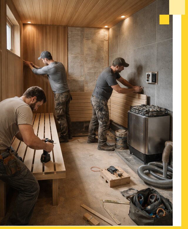 Сауны под ключ в Ирбите, проектирование, строительство, отделка