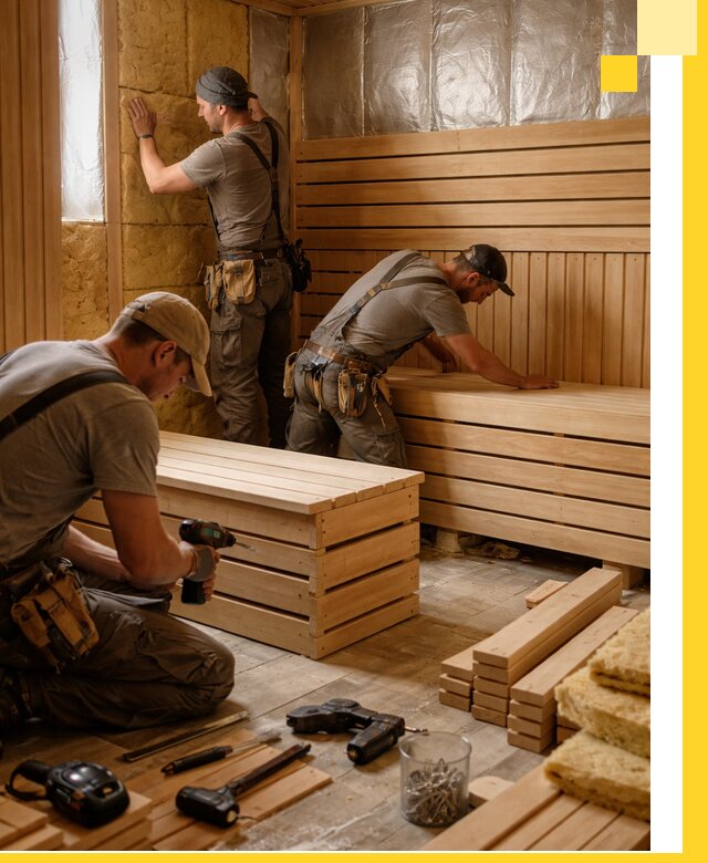 Профессиональное строительство саун под ключ в Ирбите