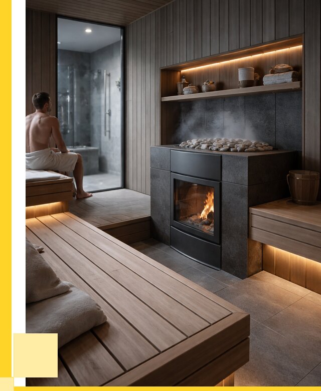 Проект сауны в частном доме в Ирбите от 38476 р. | ЭриданРбт