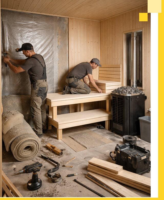 Проекты саун под ключ в Ирбите дизайн и строительство