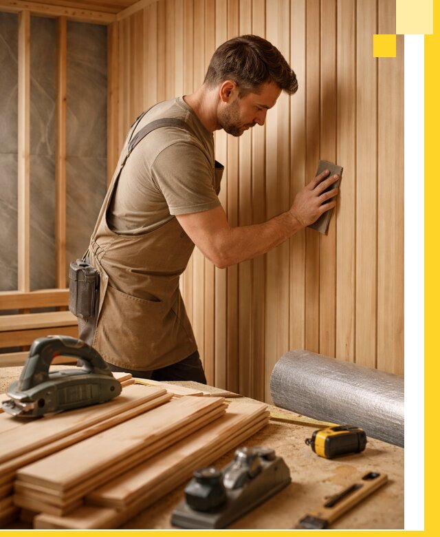 Профессиональная отделка саун и парных под ключ в Ирбите