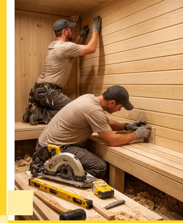 Обшивка саун вагонкой в Ирбите от 2748 р. | ЭриданРбт