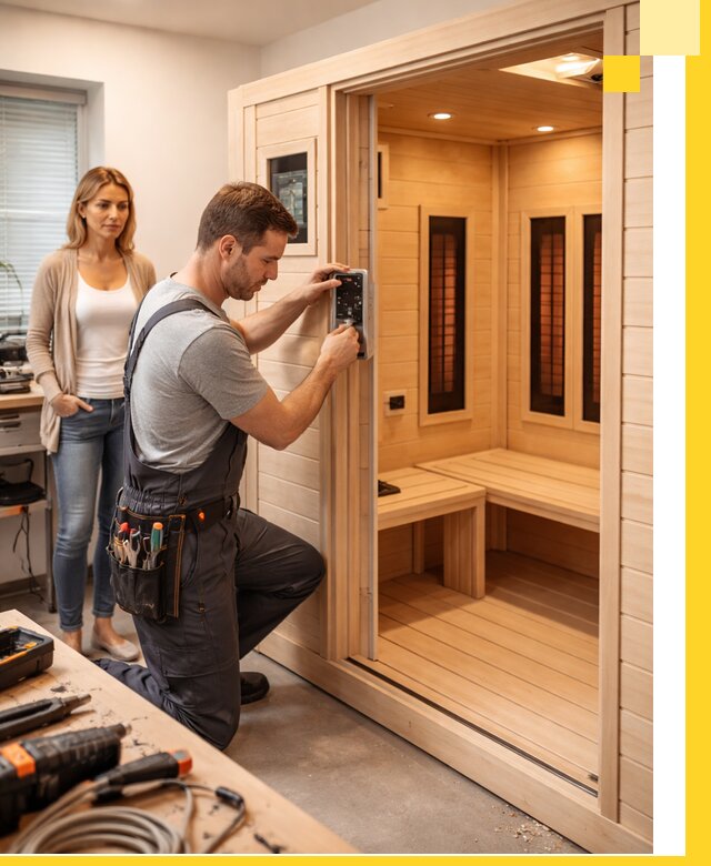 Инфракрасные сауны под ключ в Ирбите продажа и установка