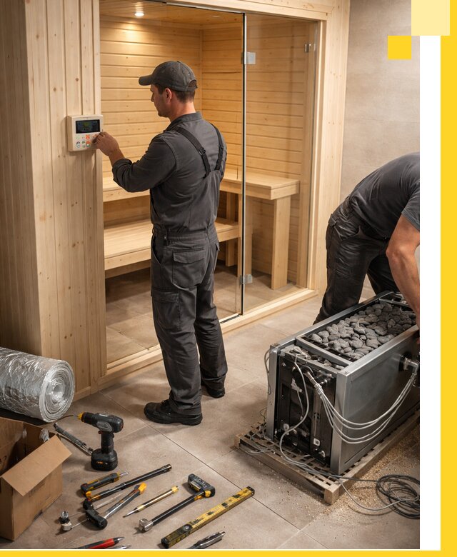 Поставка, установка и монтаж электрических саун в Ирбите