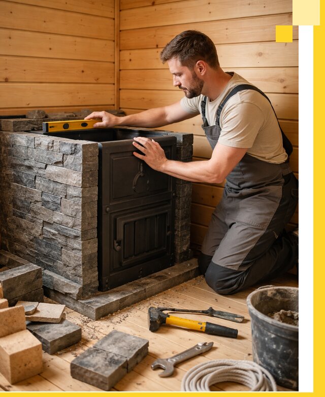 Производство и установка печей для саун под ключ в Ирбите