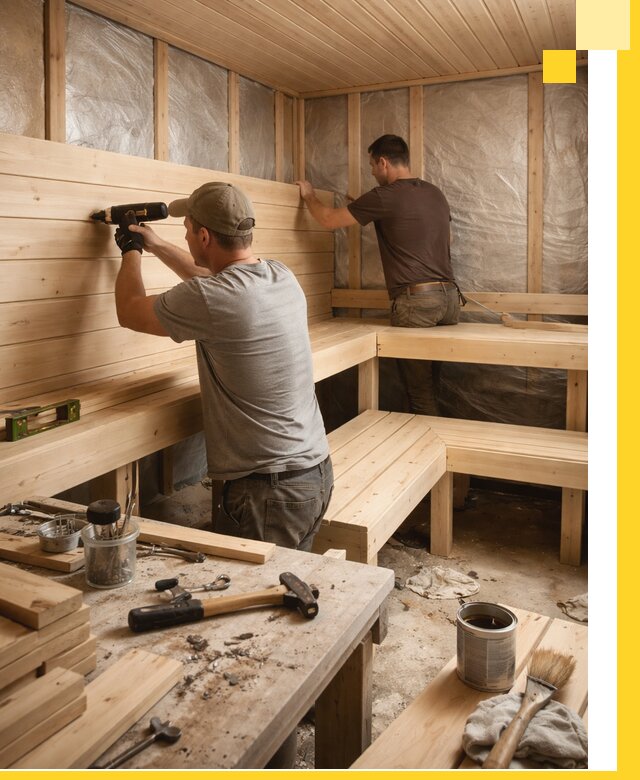 Профессиональная отделка бань и саун под ключ в Ирбите