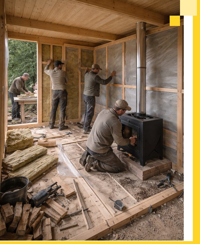 Профессиональный монтаж бань под ключ в Ирбите для дома