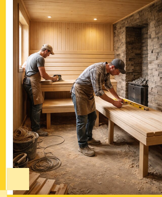 Отделка бани в Ирбите: внутренняя отделка от 3298 р. | ЭриданРбт