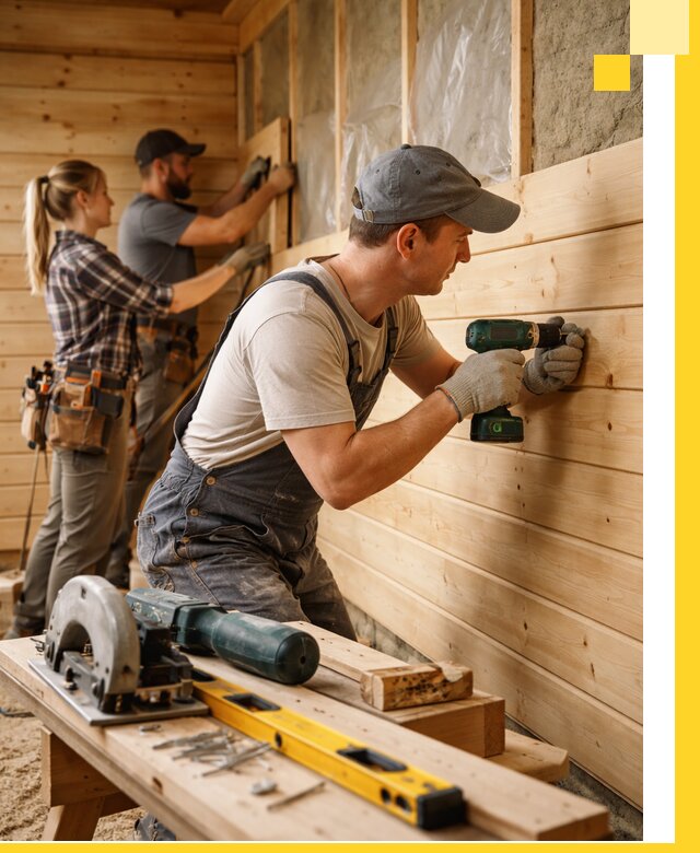 Обшивка бань под ключ в Ирбите: отделка стен и потолков