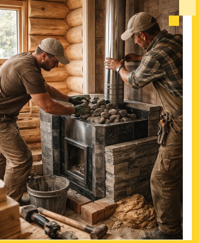 Строительство и отделка русских бань под ключ в Ирбите