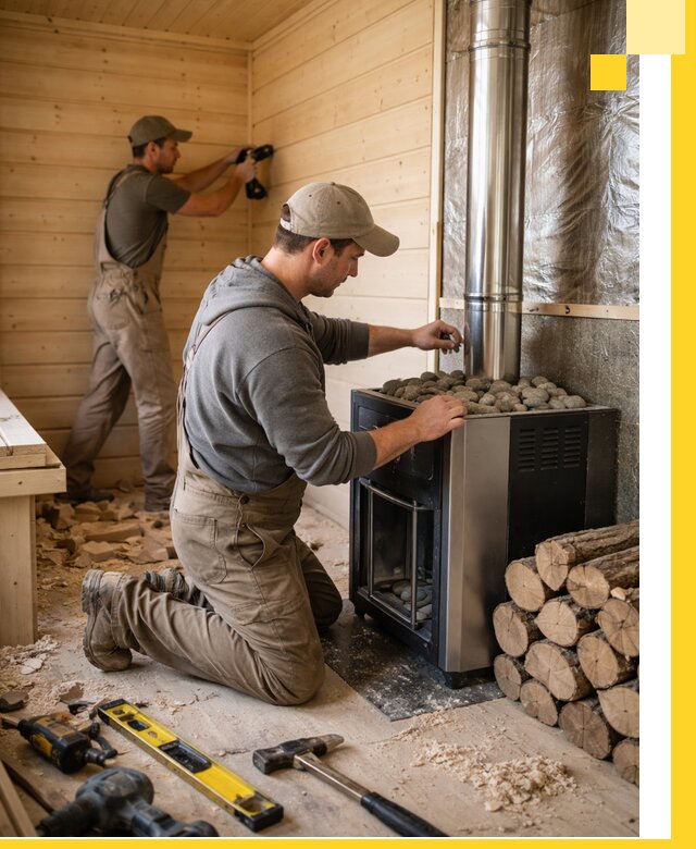 Строительство деревянных бань под ключ в Ирбите проекты и монтаж