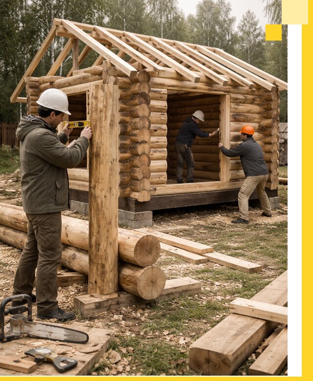 Строительство бань для дачи под ключ в Ирбите с доставкой и монтажом