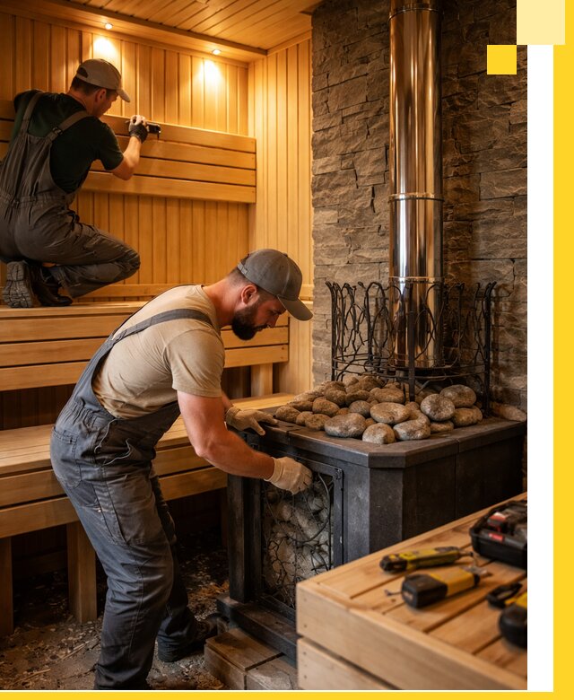 Комплексный дизайн бань, саун и зон отдыха в Ирбите