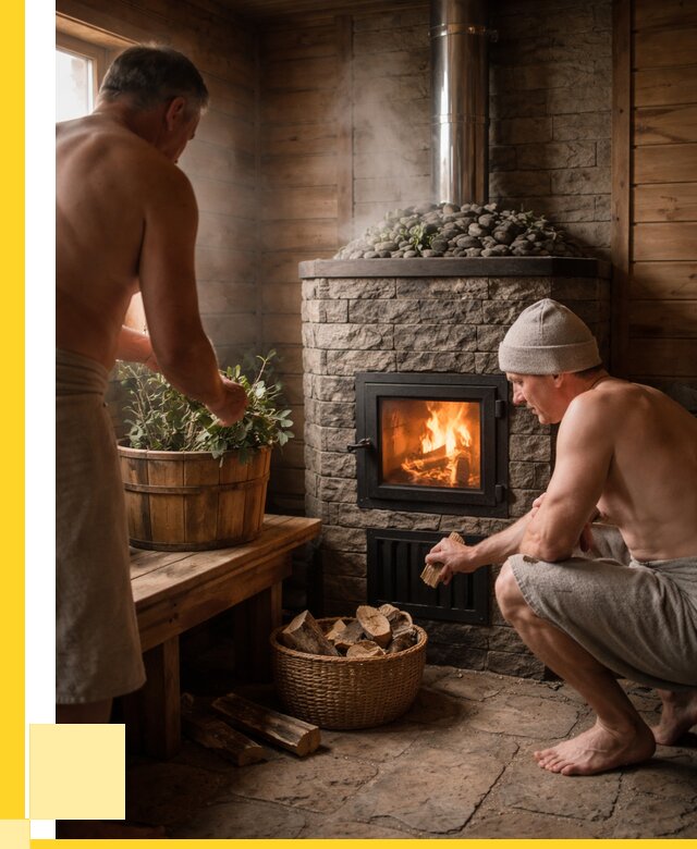 Банные печи под ключ в Ирбите от 49469 р. | ЭриданРбт кирпичная