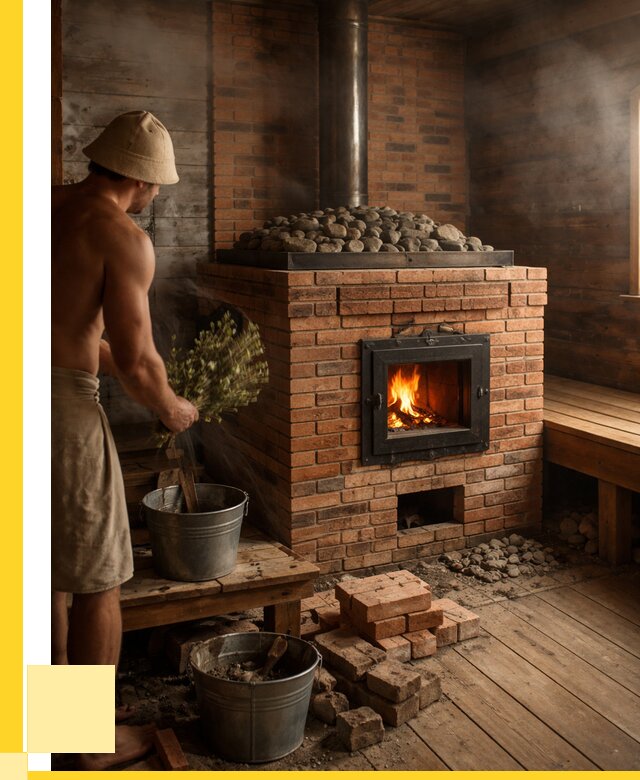 Кирпичные банные печи в Ирбите от 98937 р. | ЭриданРбт